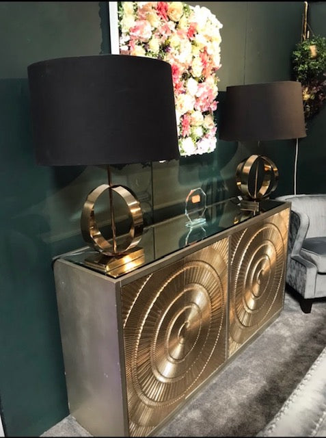 Frenso Large Gold Sideboard - Luxury Interiors