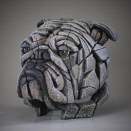 Edge Sculpture Bulldog Bust - Luxury Interiors