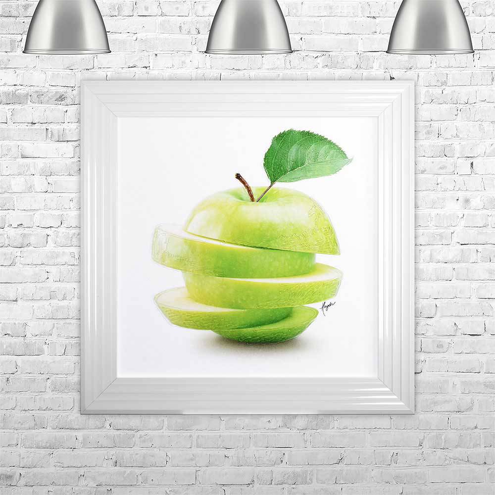 Sliced Apple 75cm x 75cm - Luxury Interiors