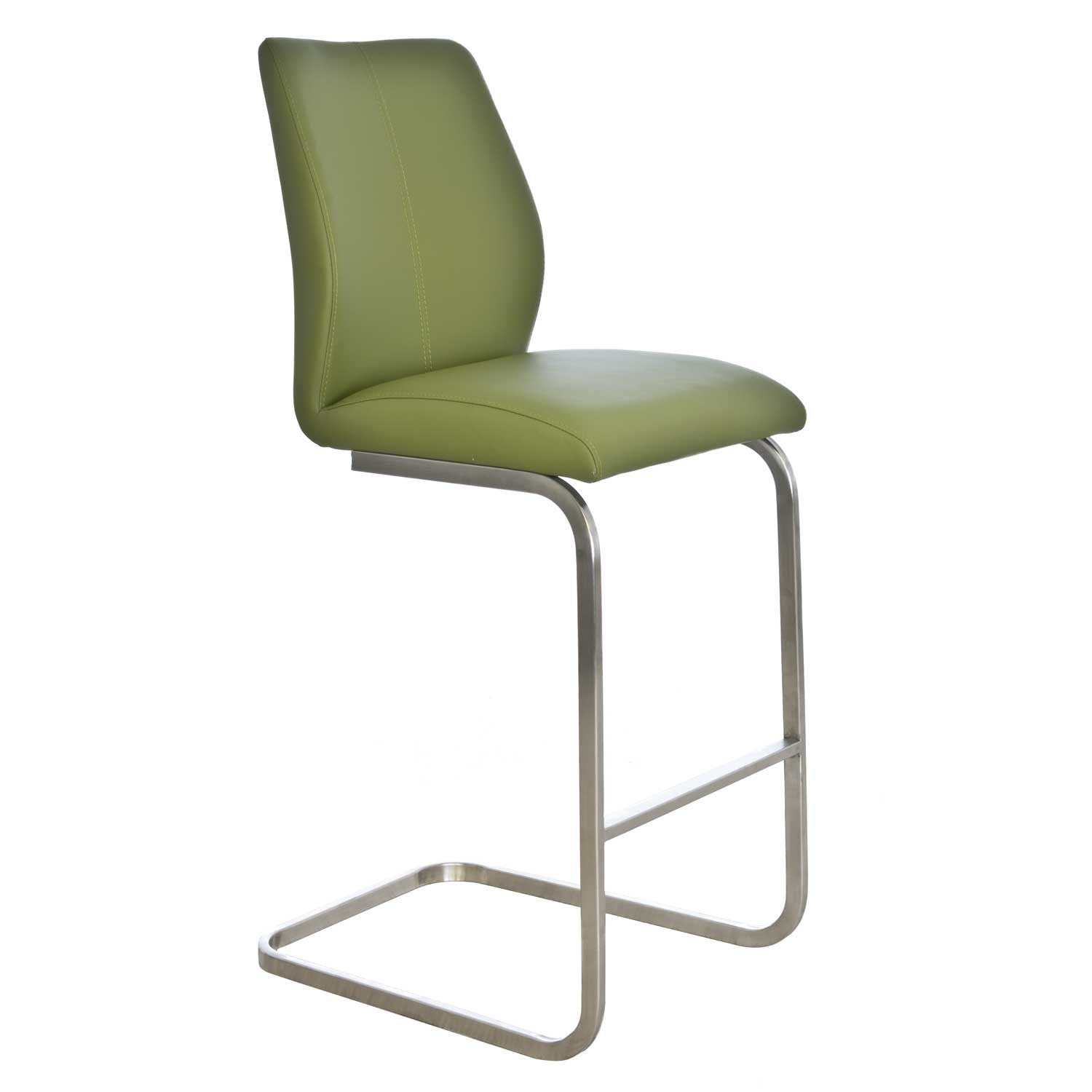 Elis Chrome Leg Bar Stools (pair) - Luxury Interiors