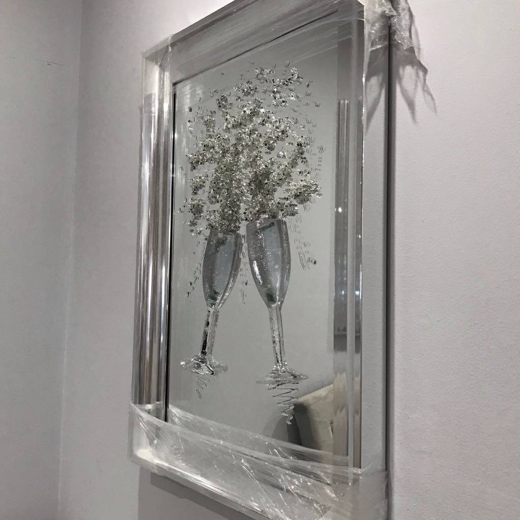 Silver Champagne Cheers - Luxury Interiors