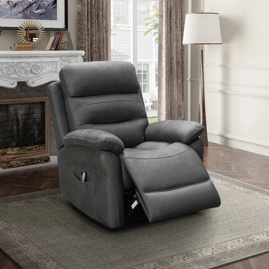 Alice Lift & Rise Motor Armchair - Slate - Luxury Interiors
