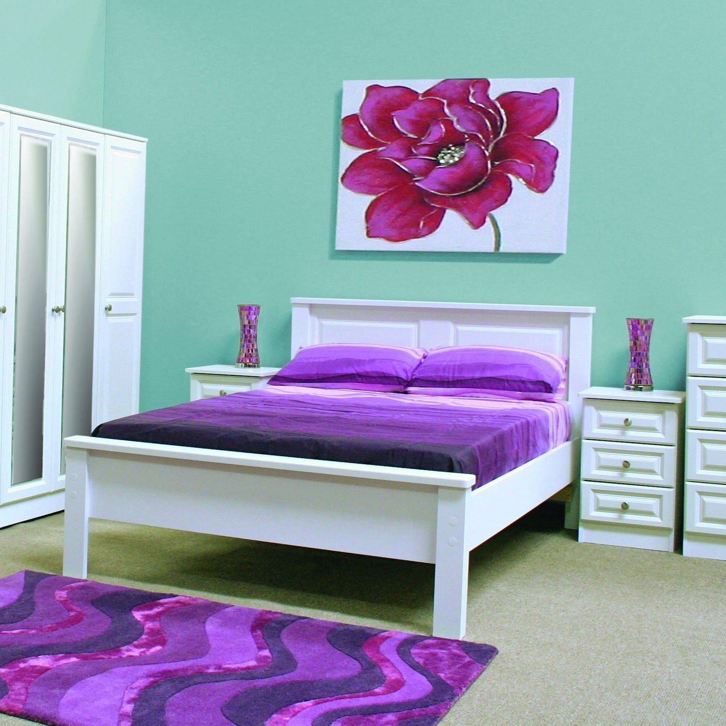Avoca Ice White Bedroom Collection - Luxury Interiors