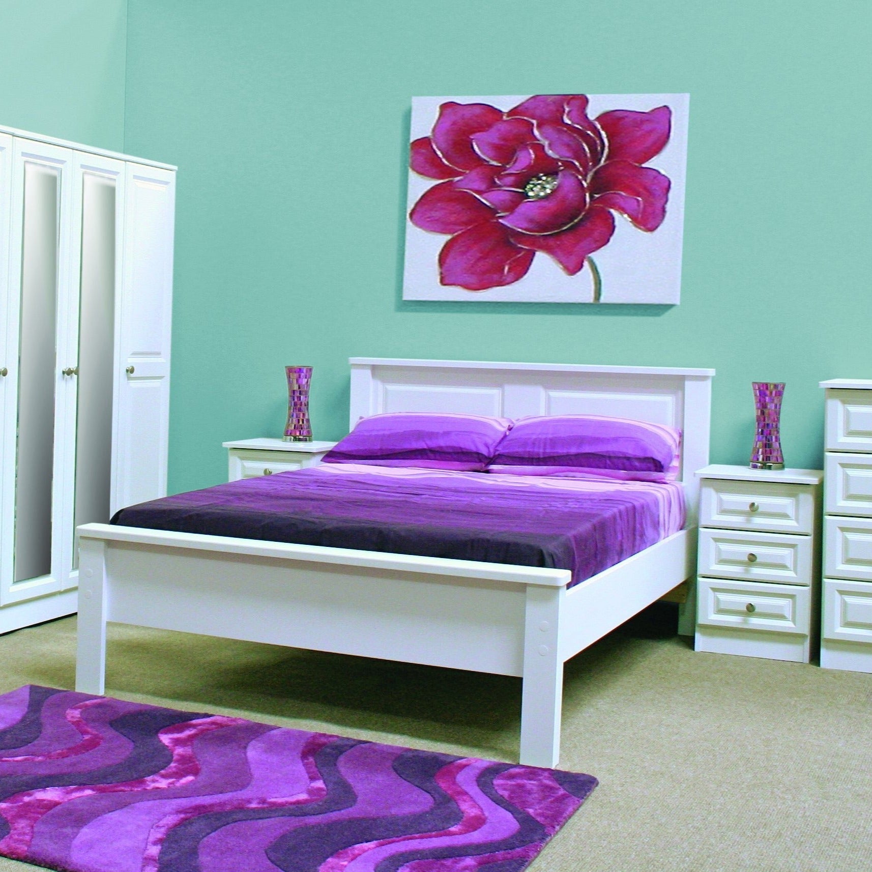 Avoca Ice White Bedroom Collection - Luxury Interiors