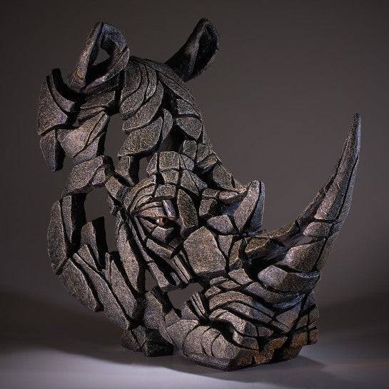 Edge Sculpture Rhinoceros Bust - Luxury Interiors