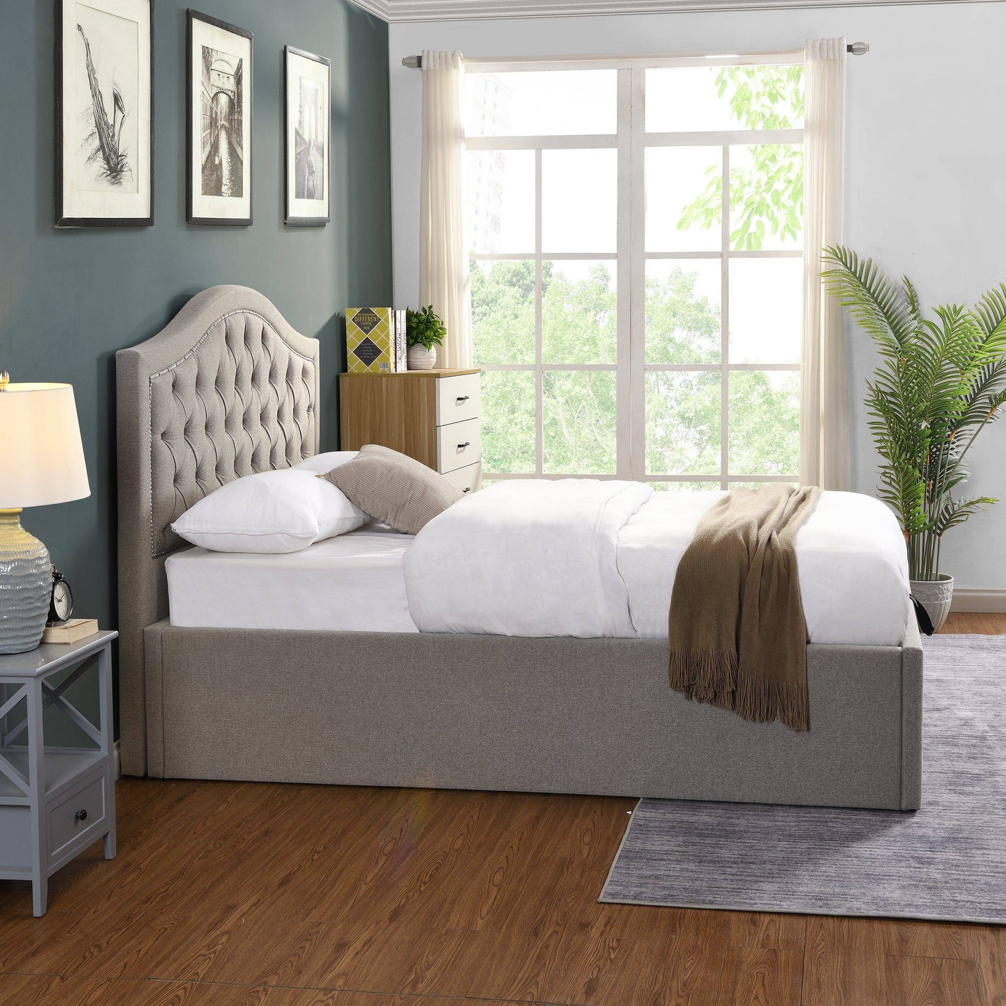 Hogan Storage Bed (FREE DELIVERY) - Luxury Interiors