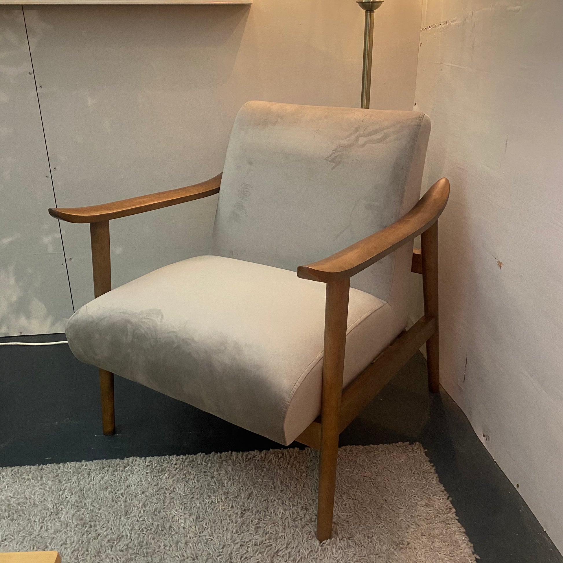 Heath Taupe Accent Chair - Luxury Interiors