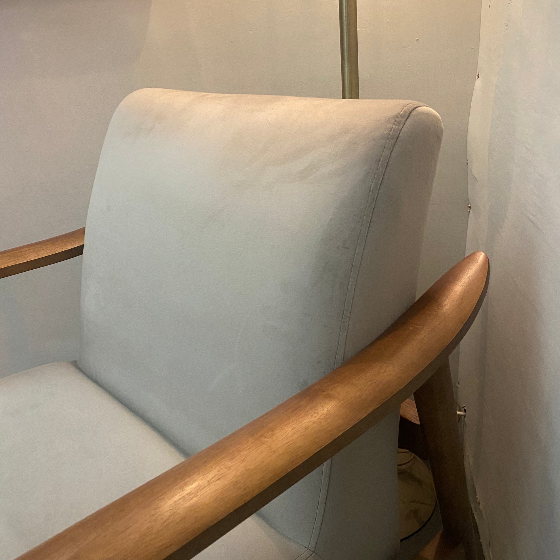 Heath Taupe Accent Chair - Luxury Interiors