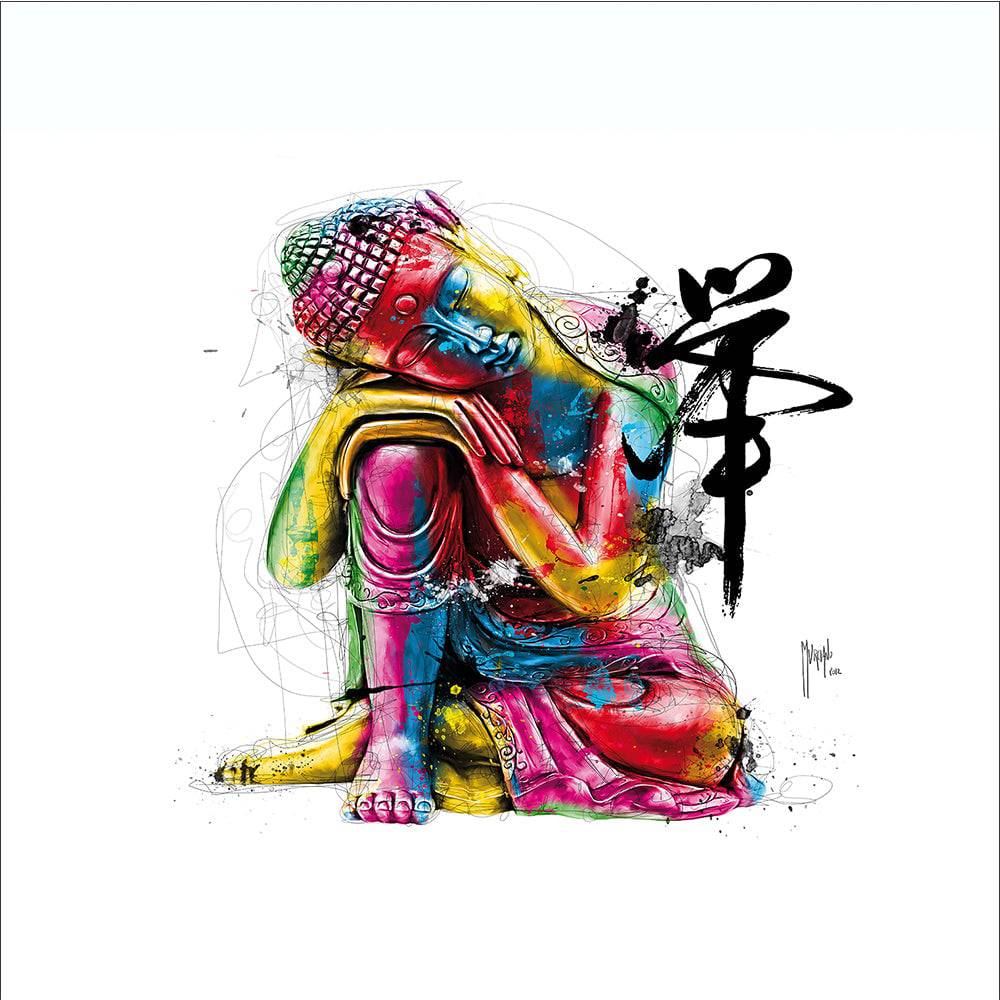 Patrice Murciano Buddah Mural - Luxury Interiors