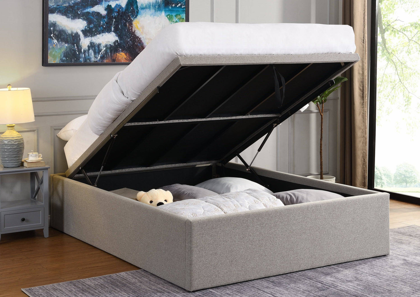 Hogan Storage Bed (FREE DELIVERY) - Luxury Interiors