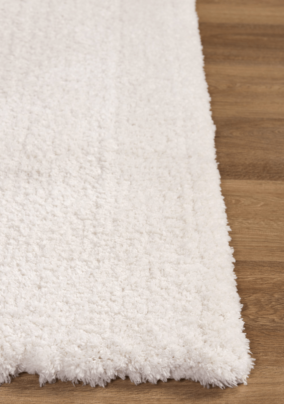 Prada Cream Polyester Shaggy Rug - Luxury Interiors
