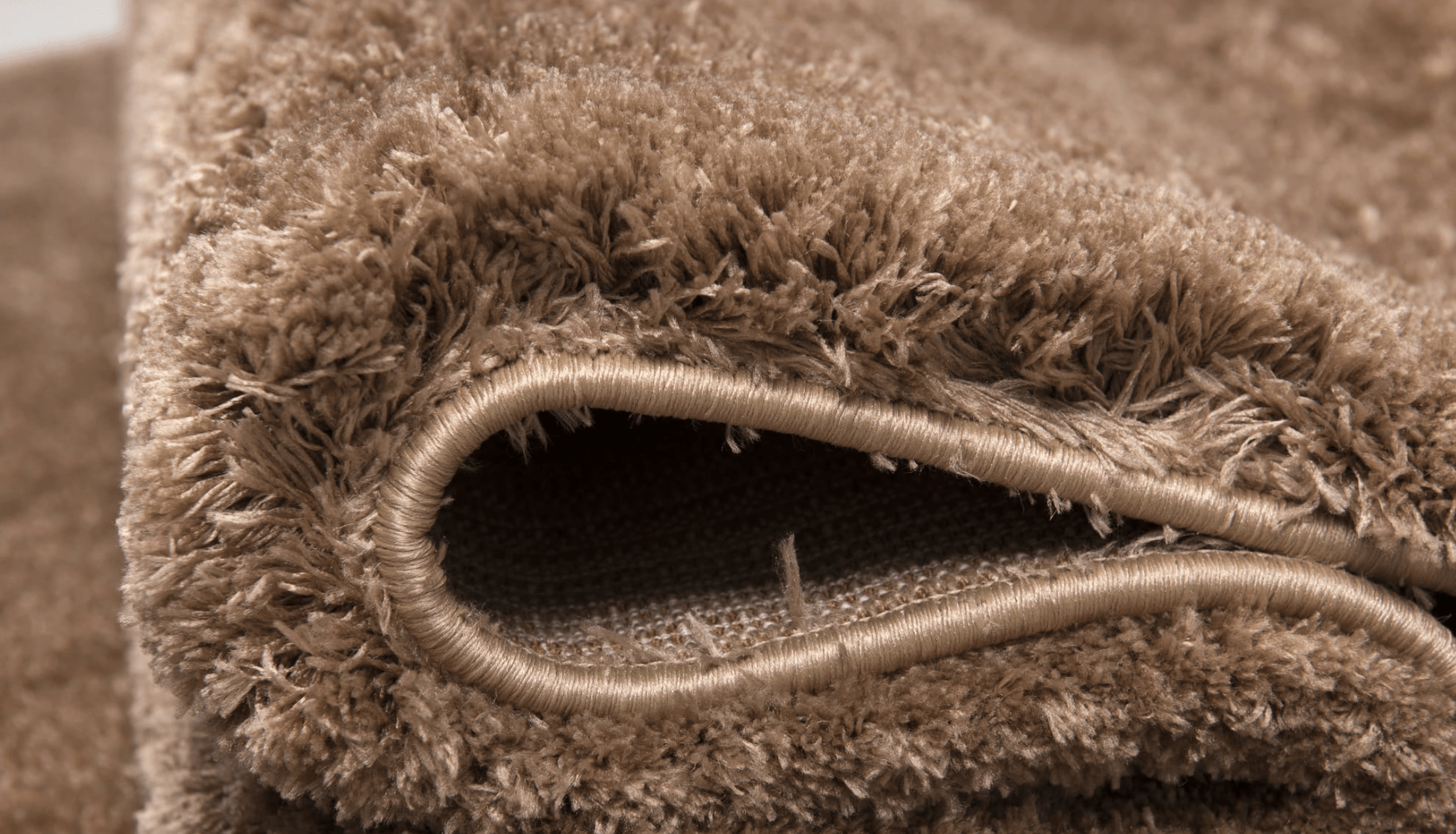 Prada Mink Polyester Shaggy Rug - Luxury Interiors