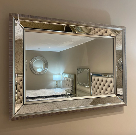 Varese Aged Mirror Glass Mirror - Luxury Interiors