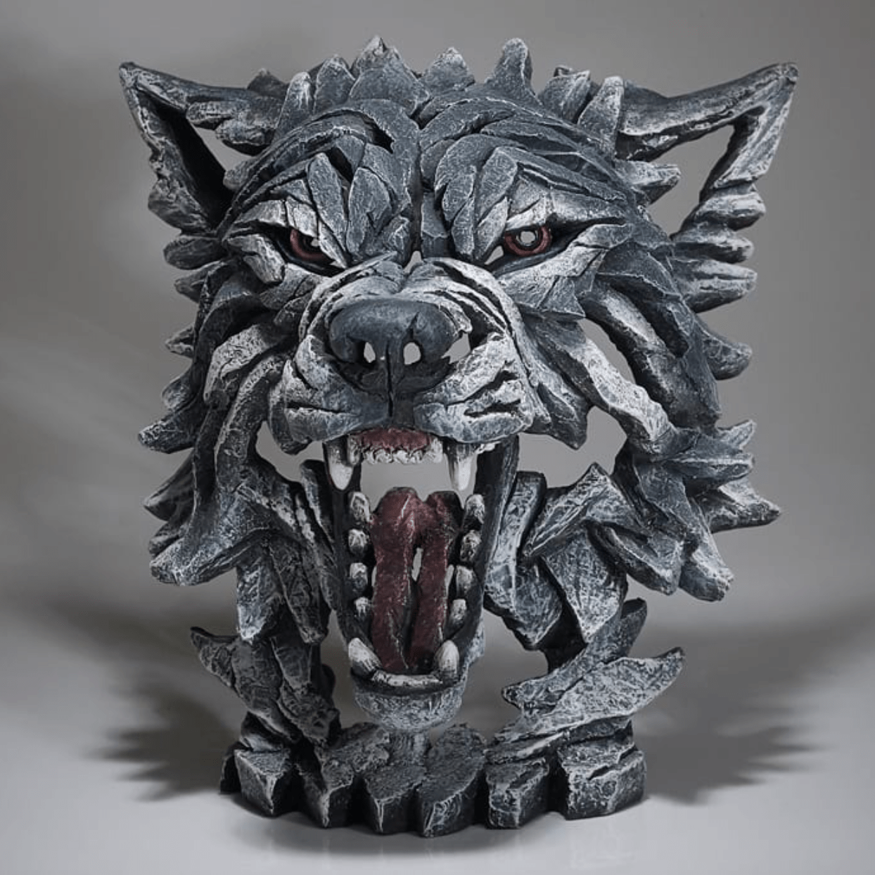 Edge Sculpture Wolf Bust - Luxury Interiors