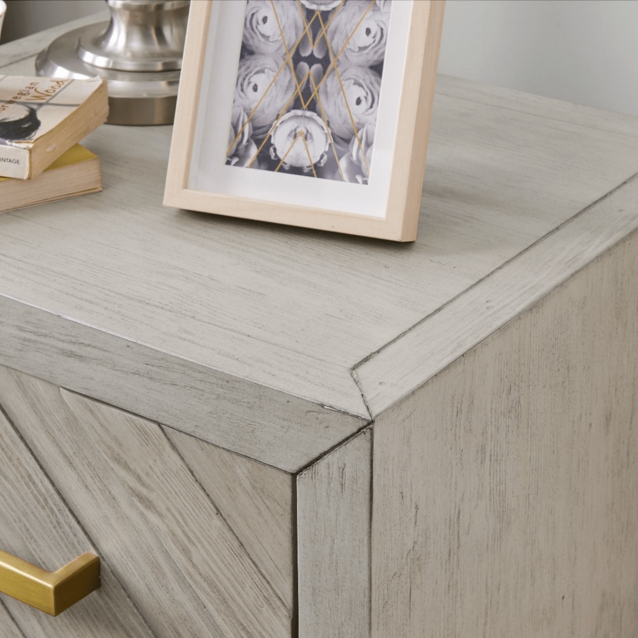 Gilroy 2 Drawer Bedside Table - Luxury Interiors