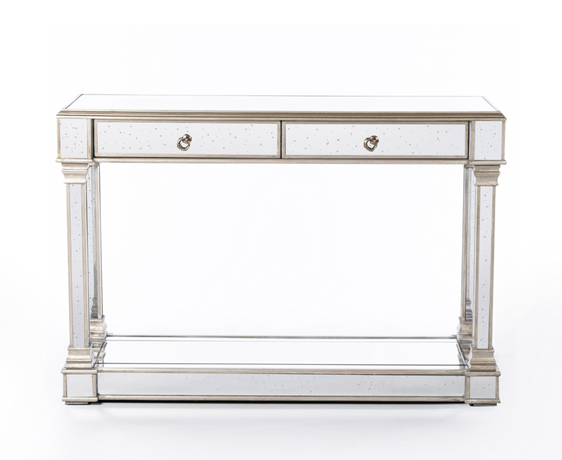 Varese Mirrorred Console Table - Luxury Interiors