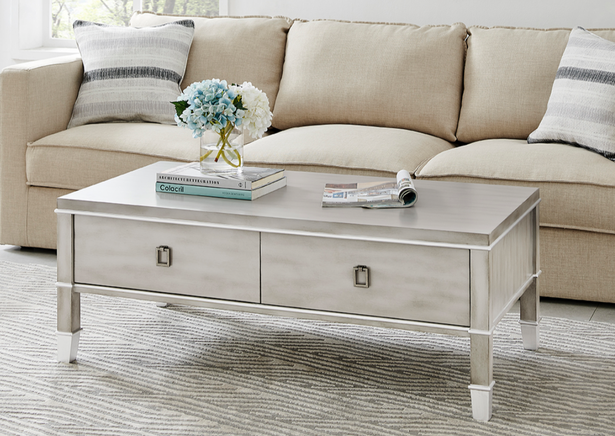 Carter Luxury Coffee Table 4 Drawer - Luxury Interiors
