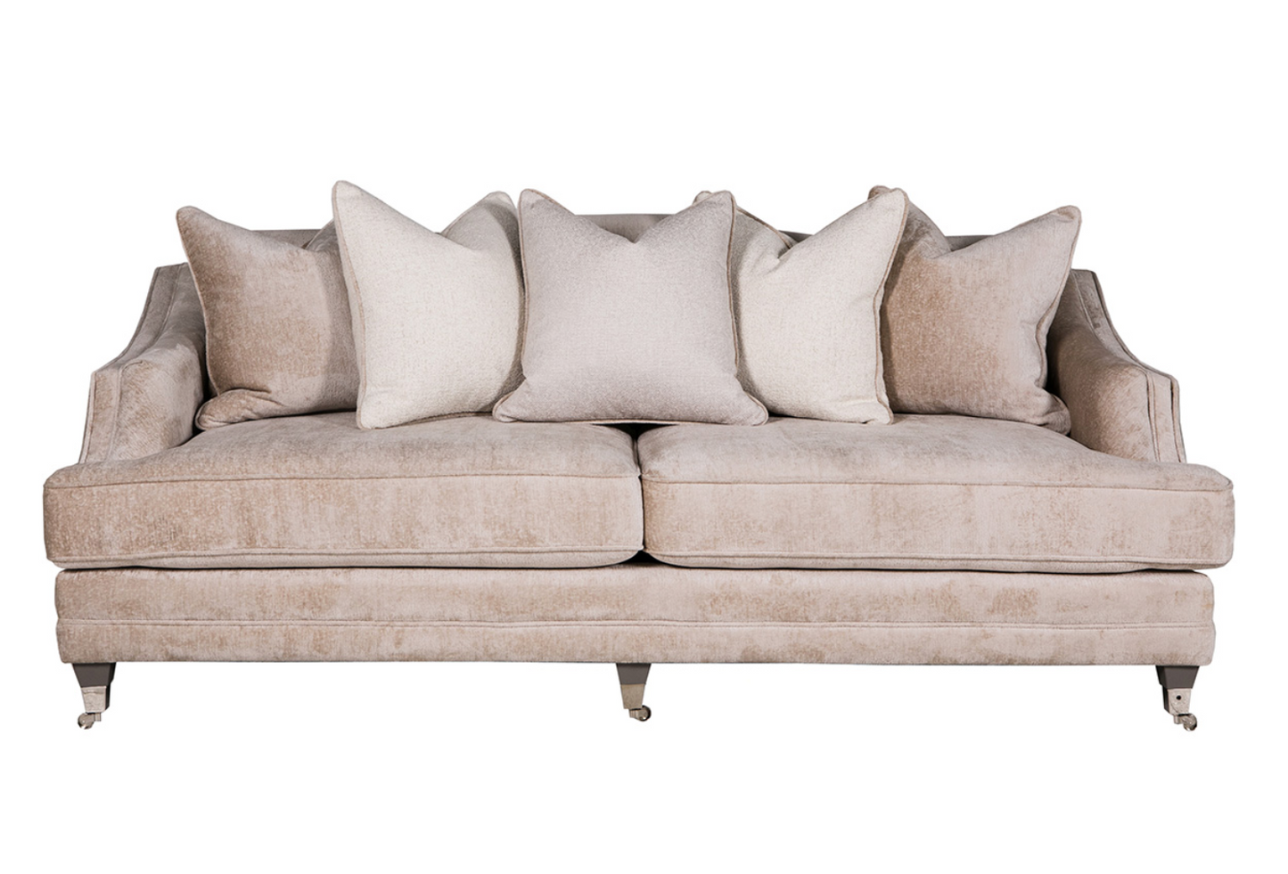 The Belvedere Scatter Back Chenille Suite - Luxury Interiors