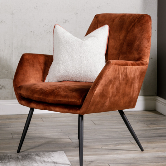 Flynn Fabric Accent Chair - Luxury Interiors