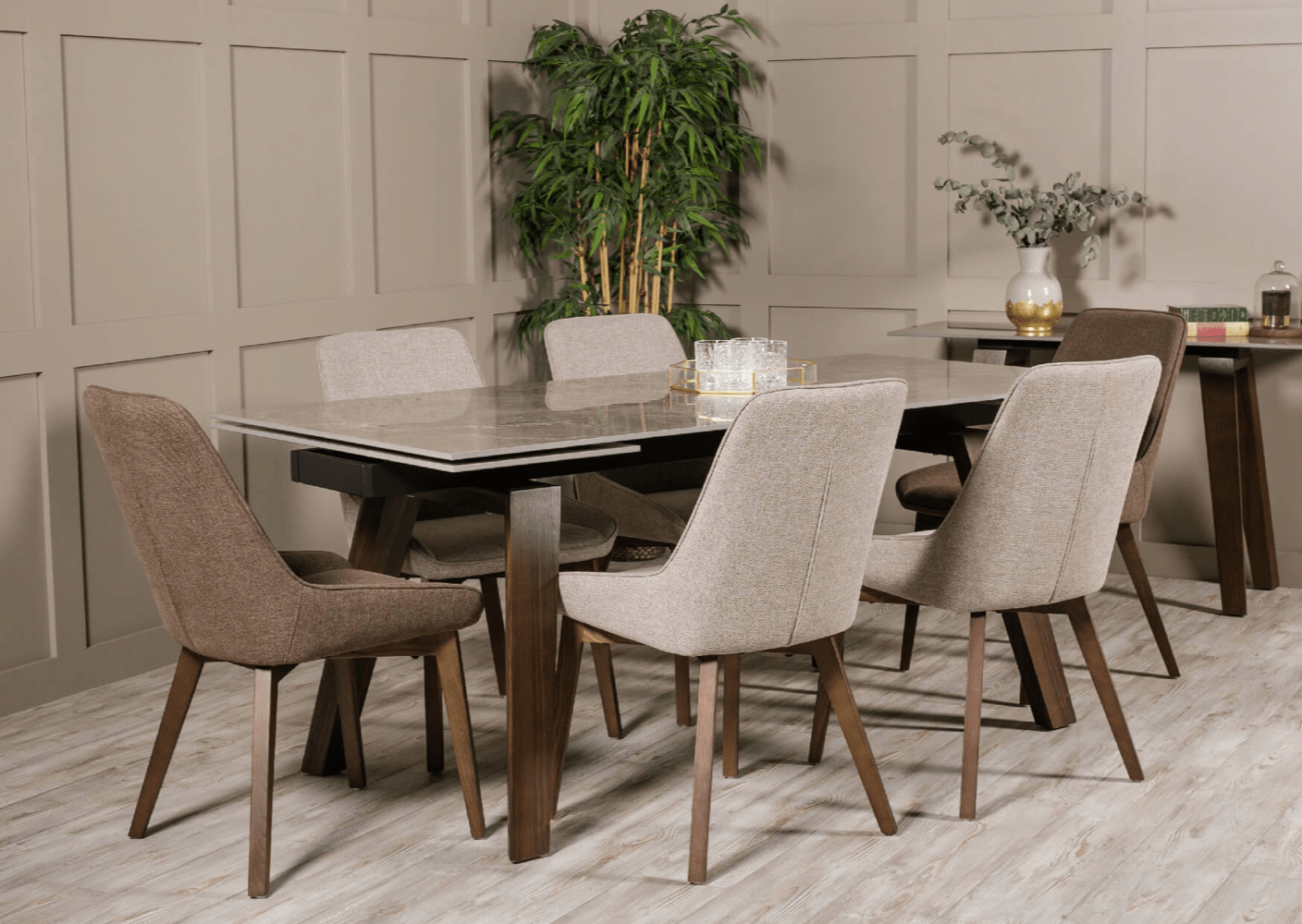 Axton Dining Set extendable - Luxury Interiors