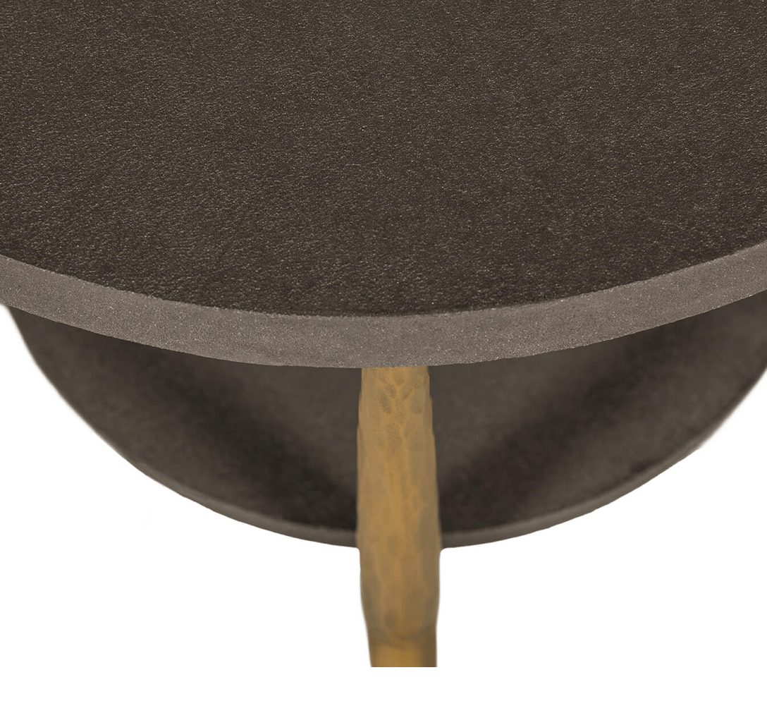 Tabitha Lamp Table Grey - Luxury Interiors