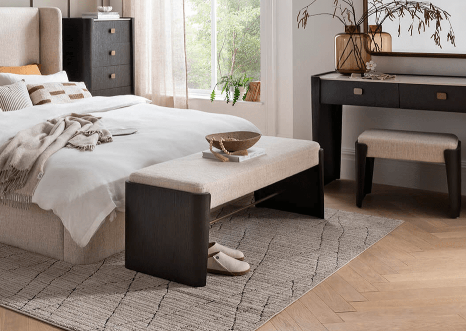 Rona End of Bed Bench - Luxury Interiors