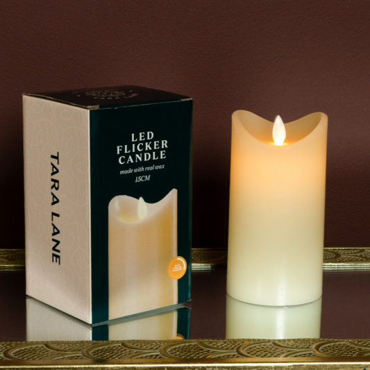 15cm LED Battery flicker candle - Luxury Interiors