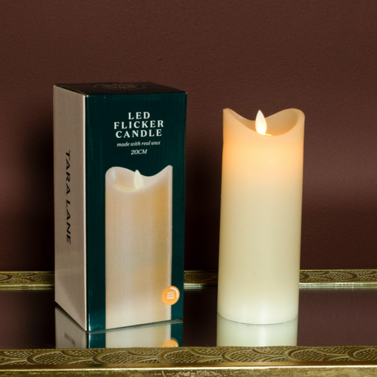 20cm LED Battery flicker candle - Luxury Interiors