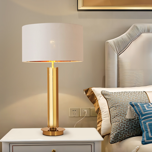 Collette Gold Table Lamp - Luxury Interiors