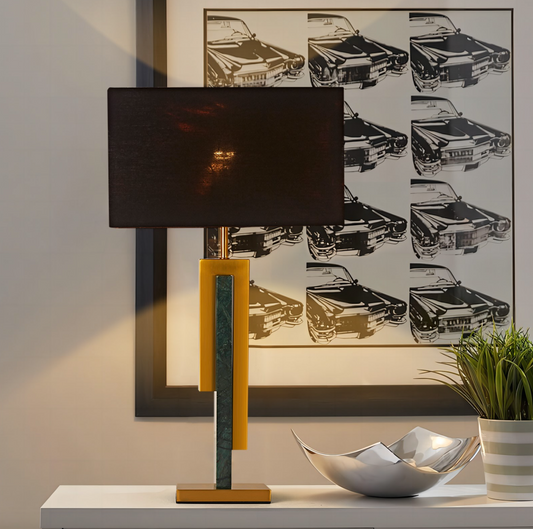 Artemis Black Table Lamp - Luxury Interiors