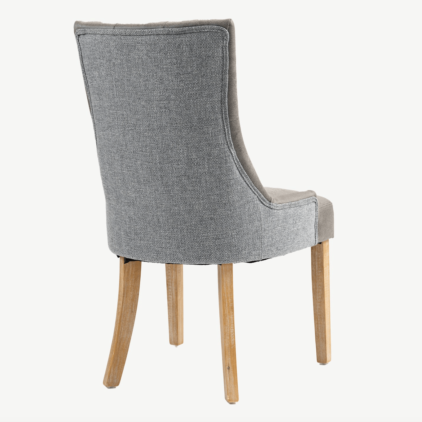 Jolie Dining Chairs Dark Grey Chenille (Pair) - Luxury Interiors
