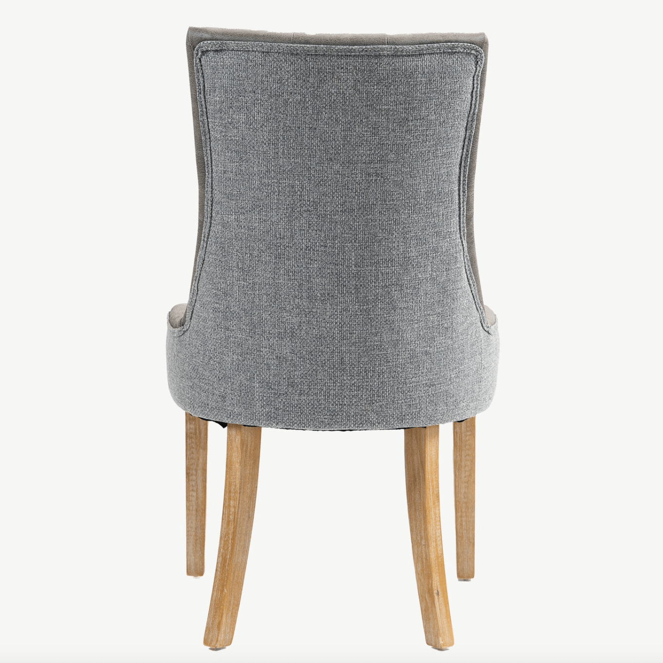 Jolie Dining Chairs Dark Grey Chenille (Pair) - Luxury Interiors