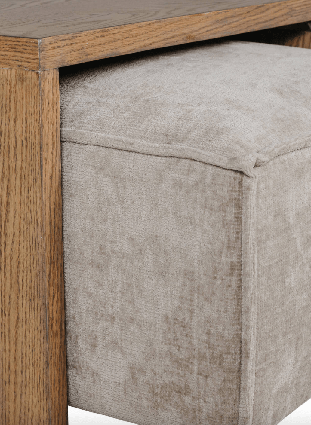 Bobbi Ottoman Coffee Table Set - Luxury Interiors