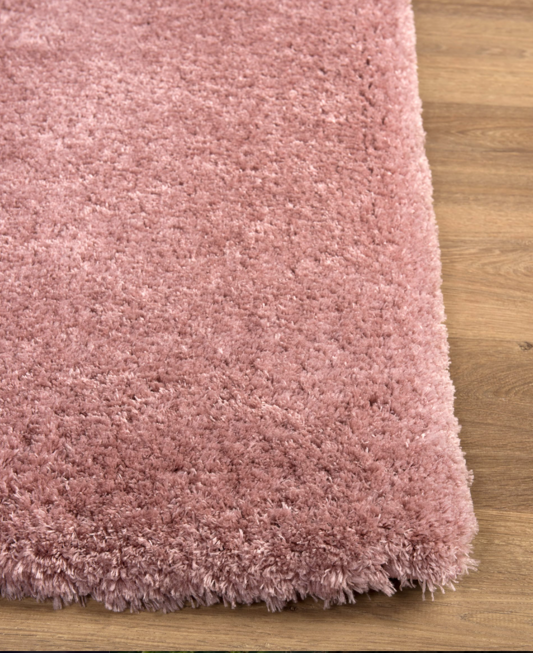 Prada Coral Polyester Shaggy Rug - Luxury Interiors