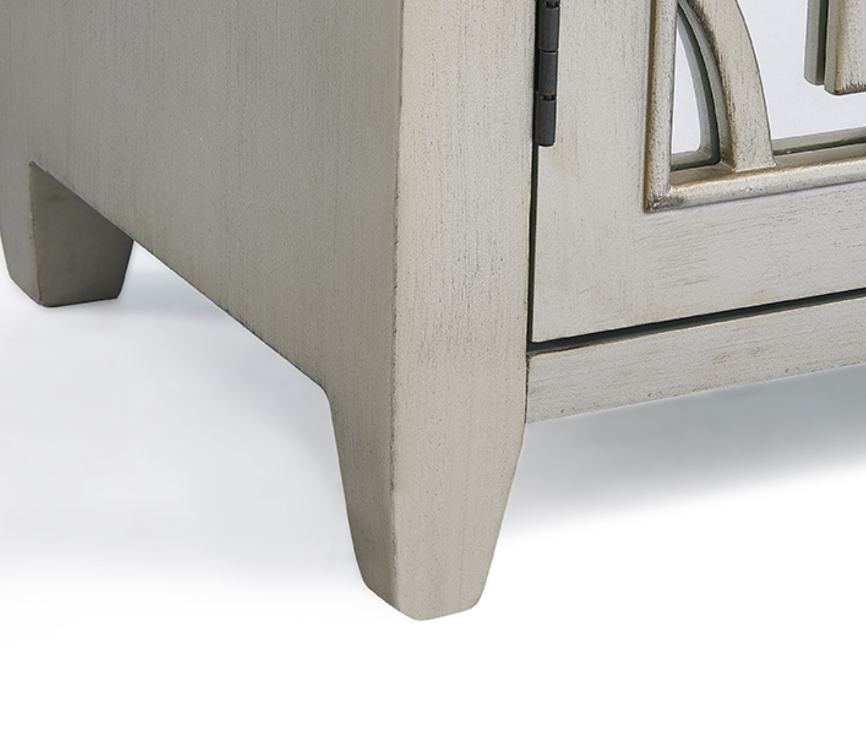 Glinda Gold Mirrored Small Sideboard - Luxury Interiors