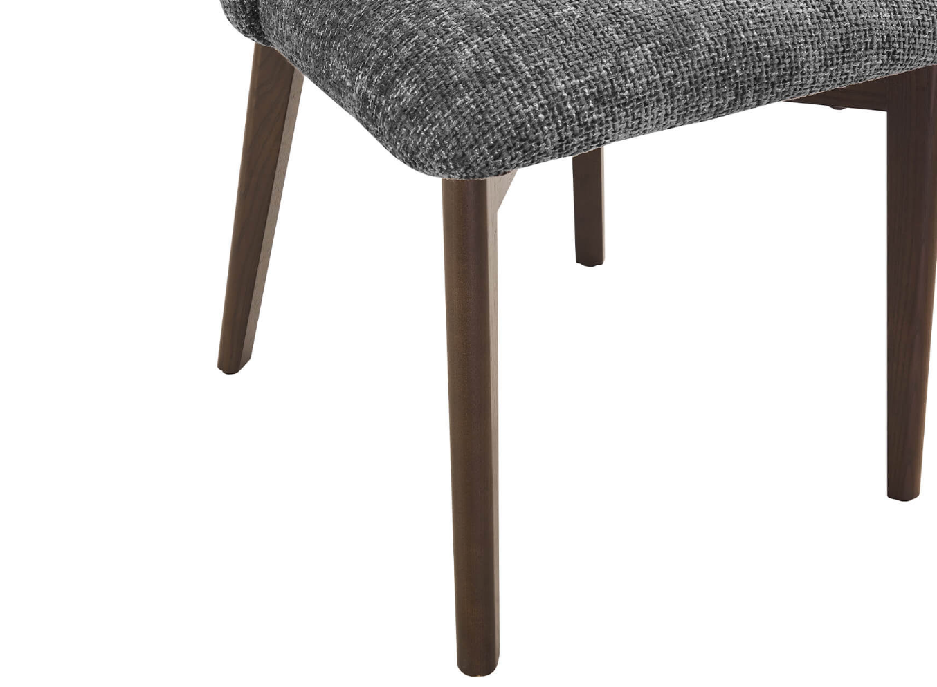Westwood Chenille Grey Dining Chairs (Pair) - Luxury Interiors