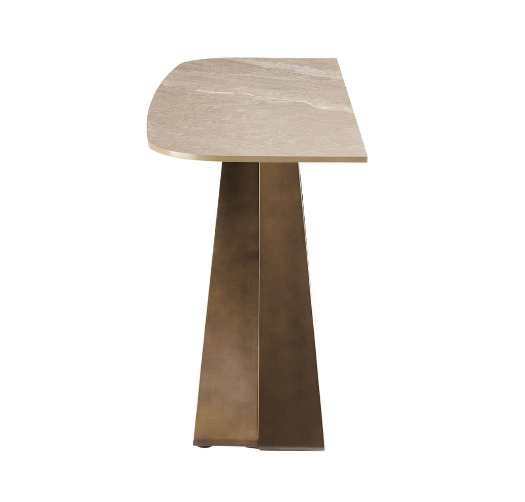 Vanessa Sinter Stone Console Table