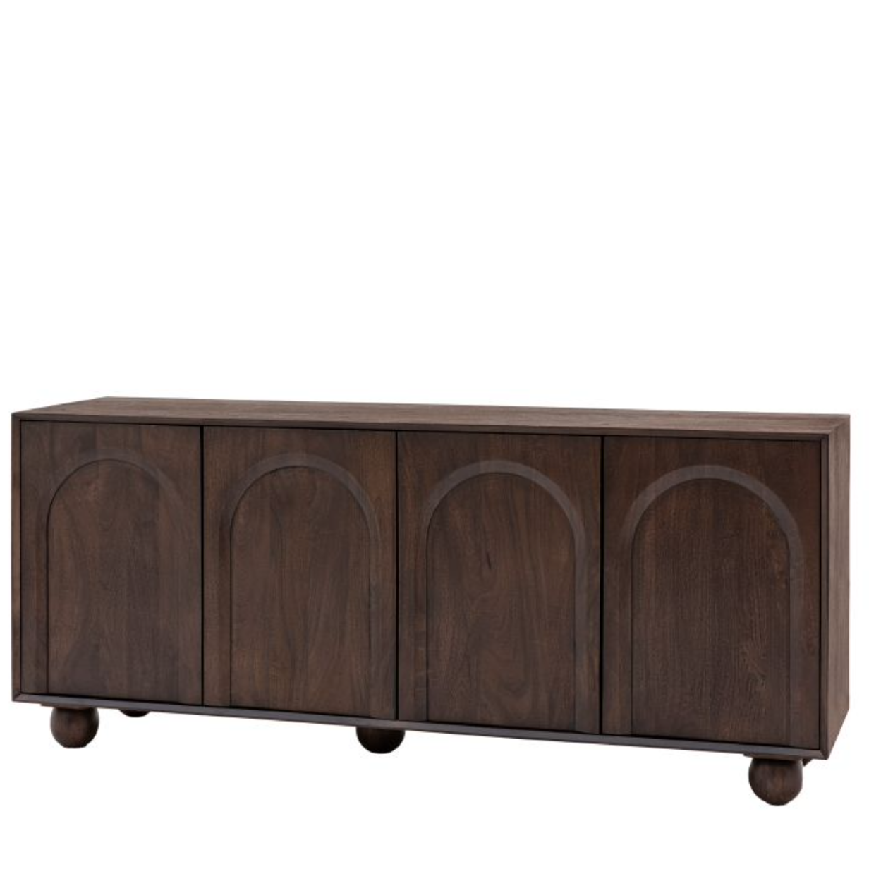 Arc Walnut 70s Sideboard - Luxury Interiors