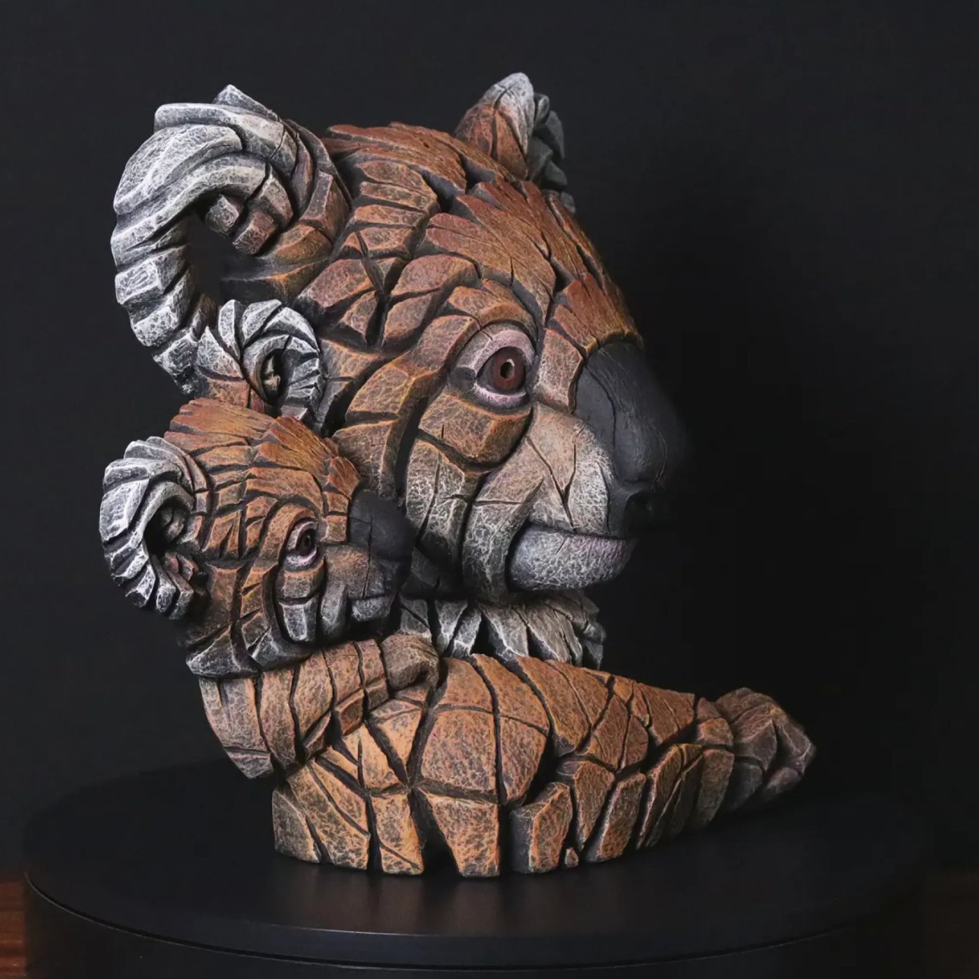 Edge Sculpture Koala and Joey Bust - Luxury Interiors