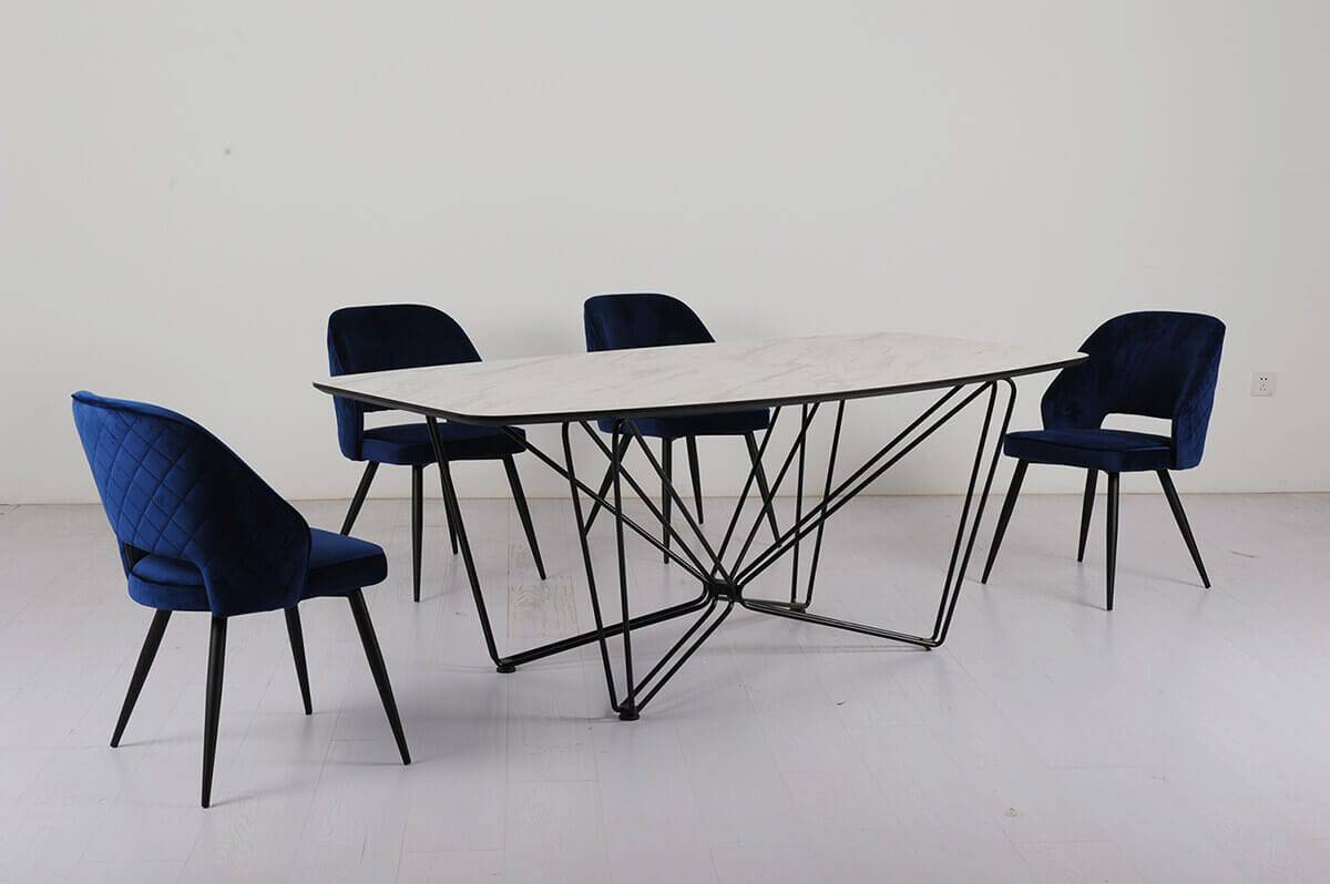 Sutton Velvet Dining Chairs (Pair) - Luxury Interiors