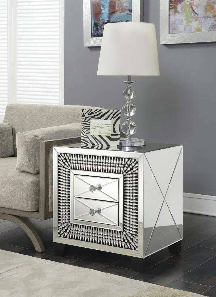 Crystal 2 Drawer Unit ( DY ) - Luxury Interiors