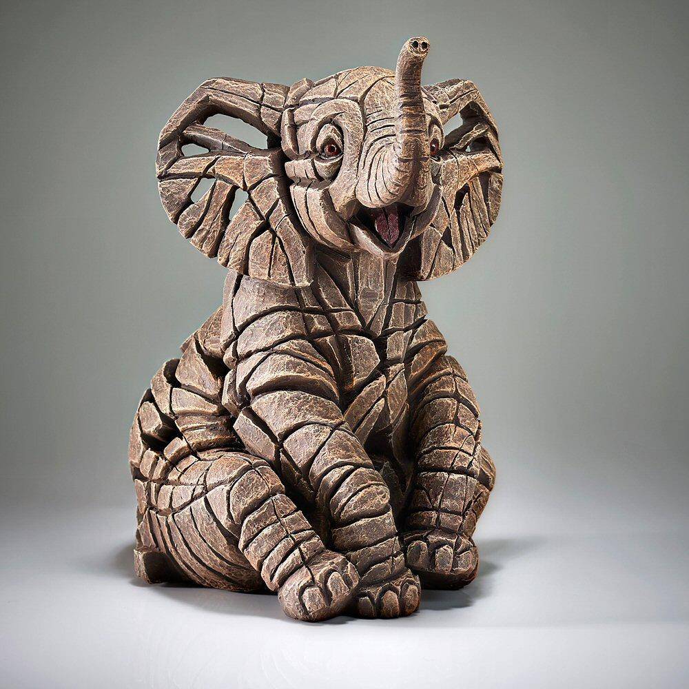 Edge Sculpture Baby Elephant - Luxury Interiors