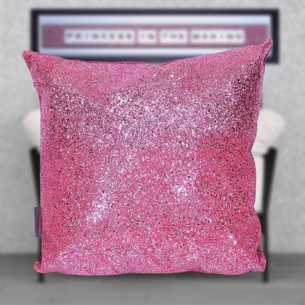 PINK Glitter Cushions - Luxury Interiors