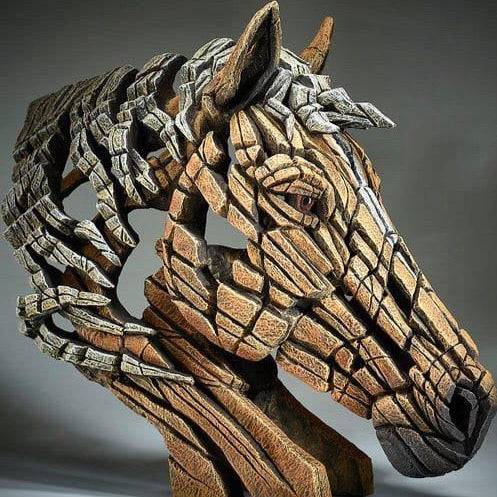 Edge Sculpture Horse Head Bust - Luxury Interiors