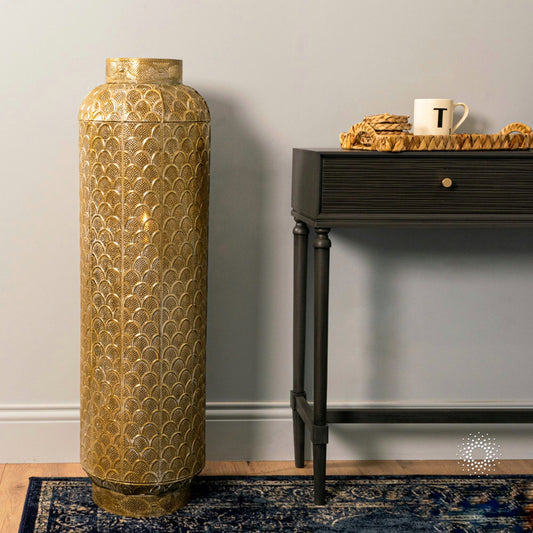 Casablanca Cylinder Floor Lamp - Luxury Interiors