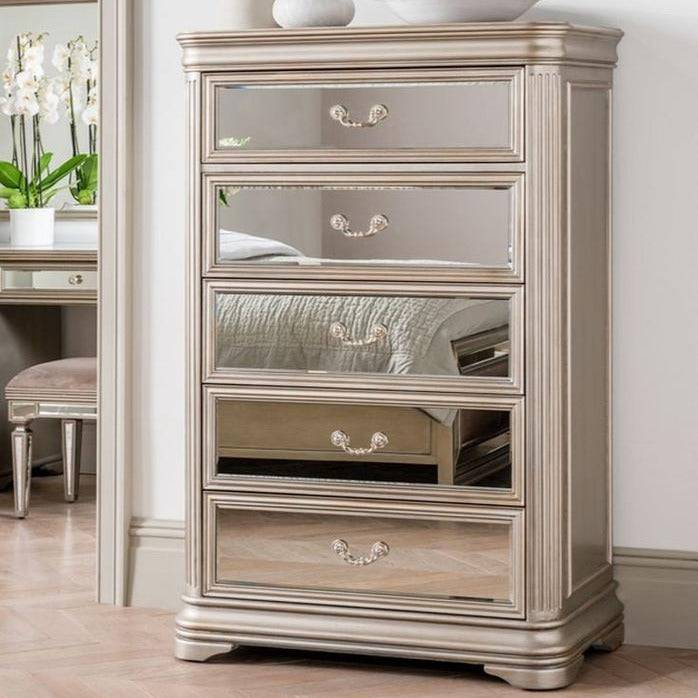 Jessica Tall Chest - Luxury Interiors