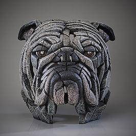 Edge Sculpture Bulldog Bust - Luxury Interiors