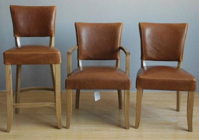 Donna Dining Chairs Tan or Ink Blue (Pair)