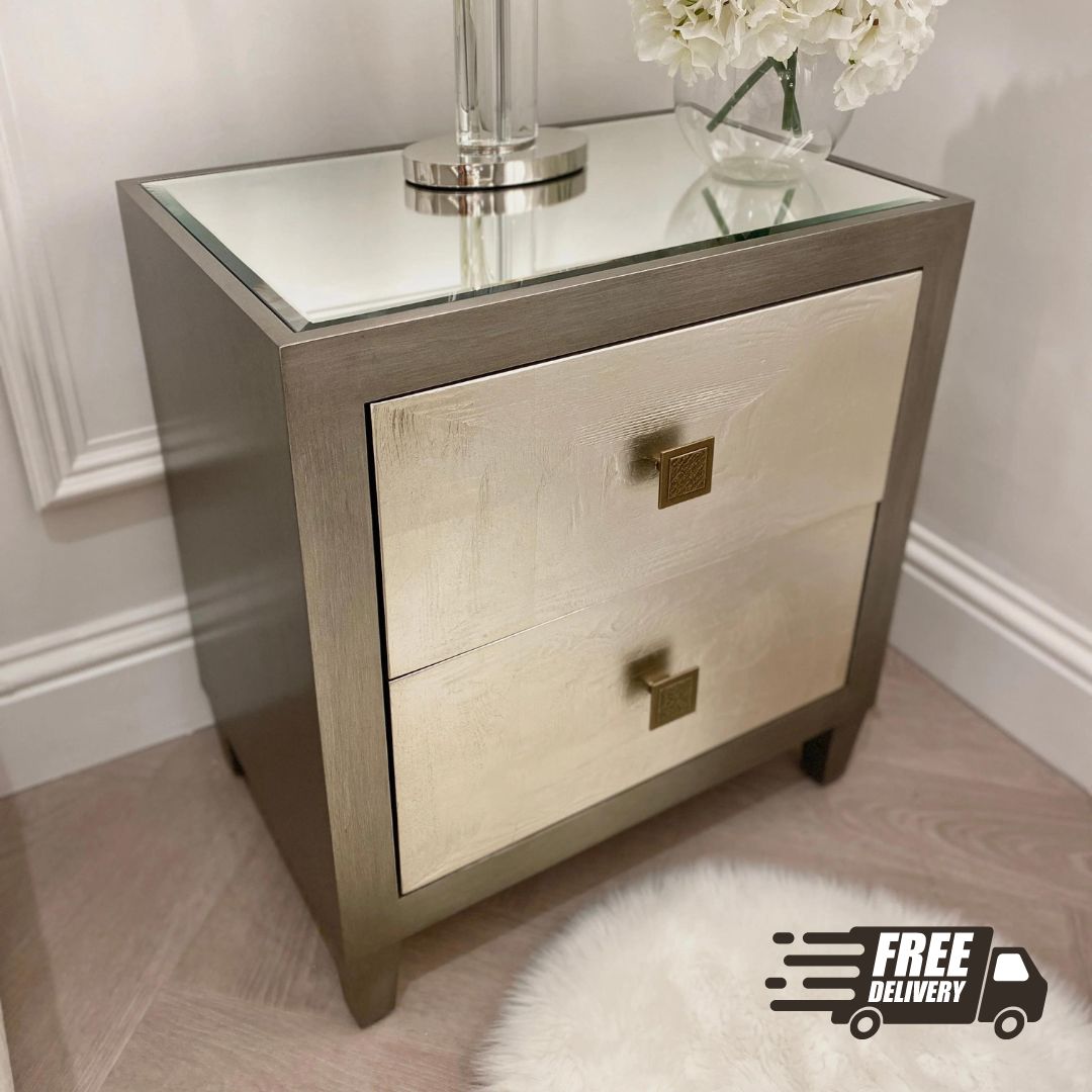 Nova Bed Side Table with FREE delivery - Luxury Interiors