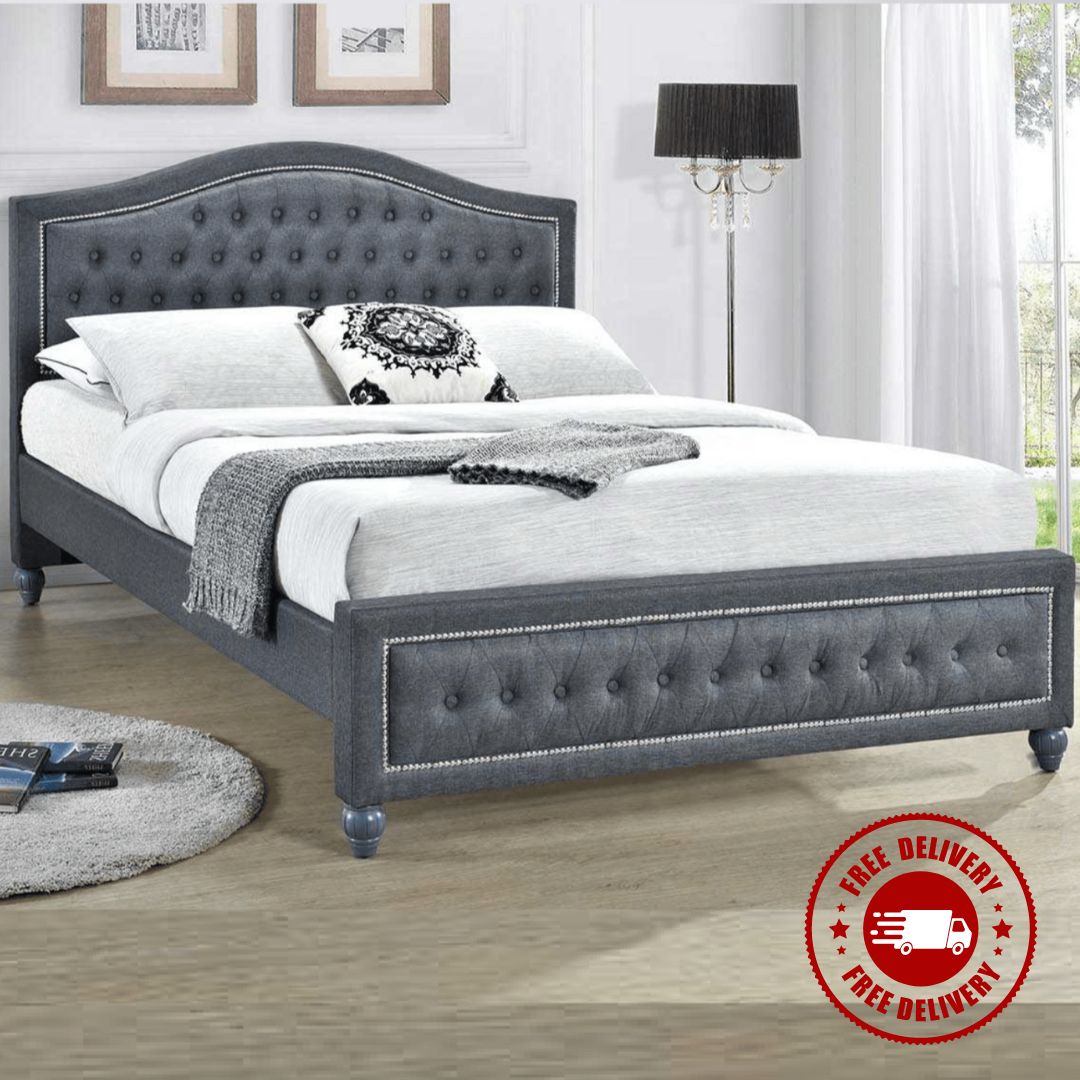 Taylor Fabric Bed (FREE DELIVERY) - Luxury Interiors